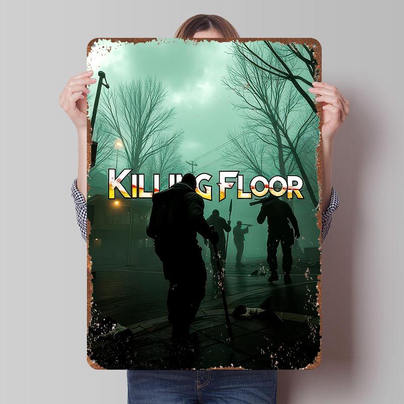 Killing Floor Game Cover Art Tinplate Poster Customized Wall Art Vintage Retro Metal Signs for Luxury Home Decor Items Wand Deko 7.9x11.8In(20x30cm)
Killing Floor Game Cover Art Tinplate Poster Customized Wall Art Vintage Retro Metal Signs for Luxury Home Decor Items Wand Deko 7.9x11.8In(20x30cm)