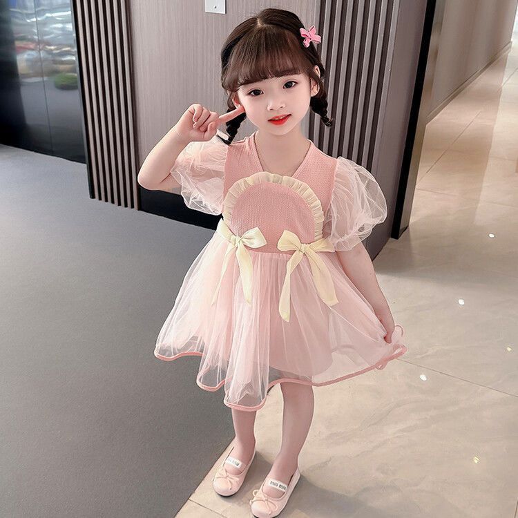 Летнее платье для девочек Детское платье принцессы Сетчатое и пушистое корейское платье для девочек 110
Летнее платье для девочек Детское платье принцессы Сетчатое и пушистое корейское платье для девочек 110