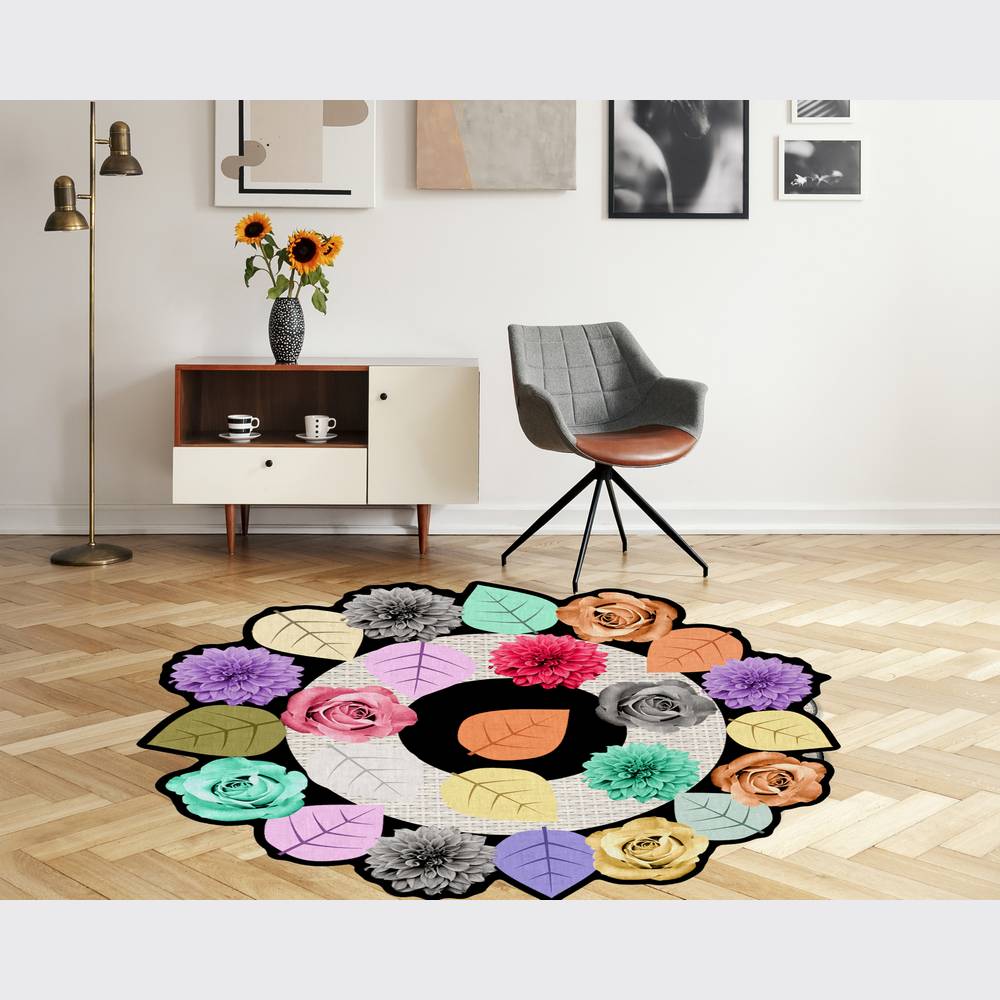 Mosimoso Home L003 Digital Printed Dot Sole Laser Cut Carpet 100x100 cm розовый 
Mosimoso Home L003 Digital Printed Dot Sole Laser Cut Carpet 100x100 cm розовый