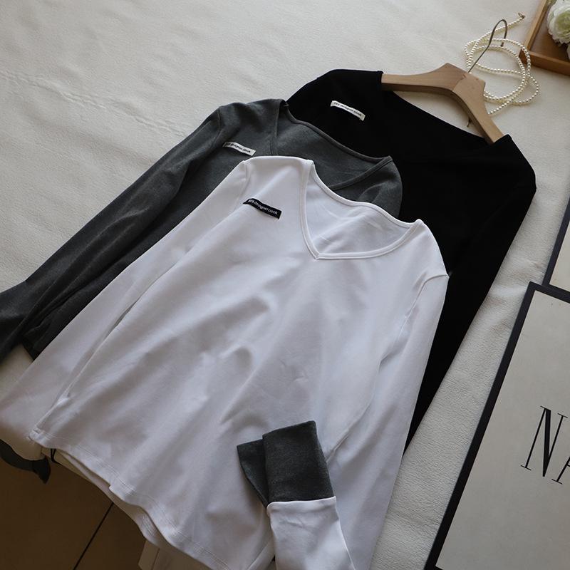 2025 Spring Women s V-Neck Long Sleeve Color Block Patchwork T-Shirt - Influencer Waterfall Style One Size сірий колір
2025 Spring Women s V-Neck Long Sleeve Color Block Patchwork T-Shirt - Influencer Waterfall Style One Size сірий колір