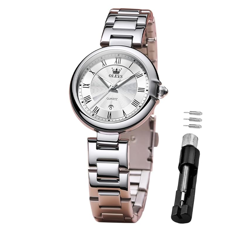 OLEVS watch ladies quartz cute woman lightweight clock stainless waterproof night light present watch for women white
OLEVS watch ladies quartz cute woman lightweight clock stainless waterproof night light present watch for women white