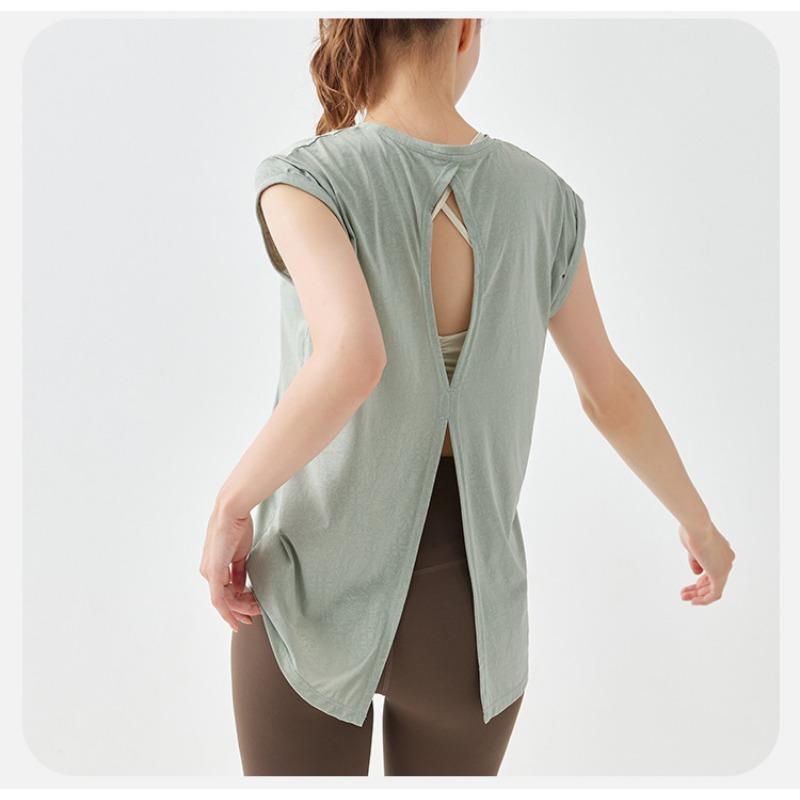 Быстросохнущие спортивные топы для женщин, впитывающие пот, с короткими рукавами, одежда для йоги, футболка для фитнеса, бега, свободного покроя, футболка для йоги XL зелёный
Быстросохнущие спортивные топы для женщин, впитывающие пот, с короткими рукавами, одежда для йоги, футболка для фитнеса, бега, свободного покроя, футболка для йоги XL зелёный