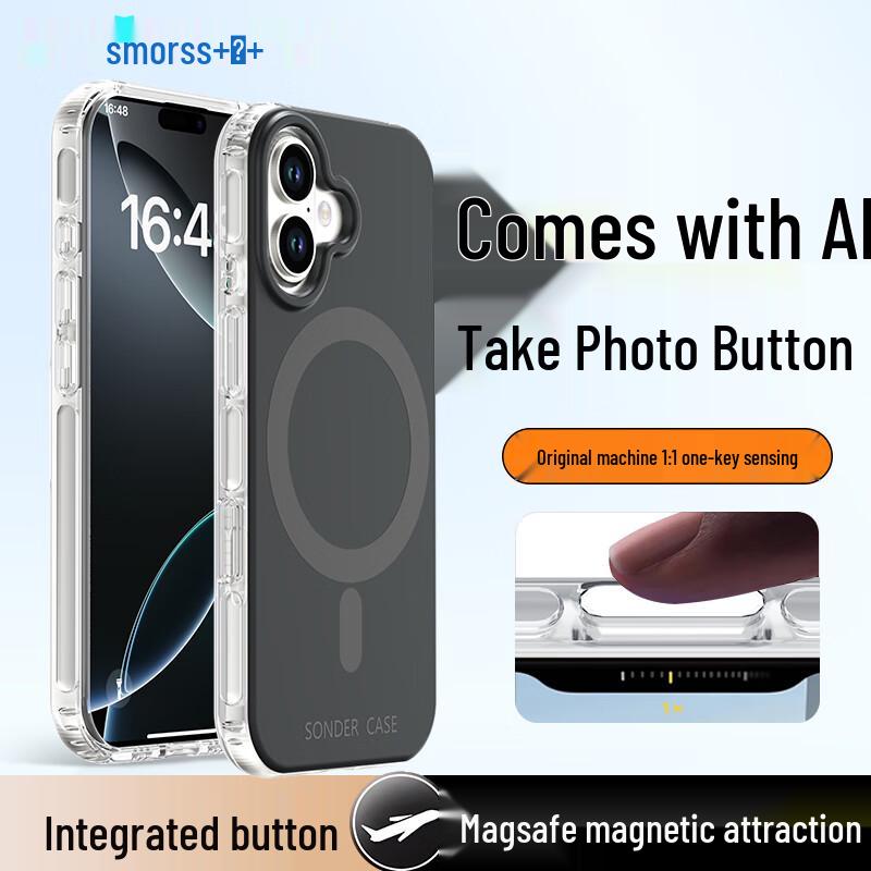 Smorss iPhone Protective Case with MagSafe & Anti-Fall iPhone 17
Smorss iPhone Protective Case with MagSafe & Anti-Fall iPhone 17