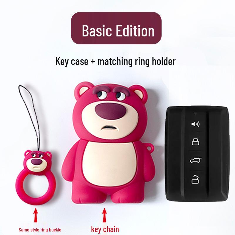 Cartoon Strawberry Bear Key Case for TANK300/400/500 with Buckle
Cartoon Strawberry Bear Key Case for TANK300/400/500 with Buckle