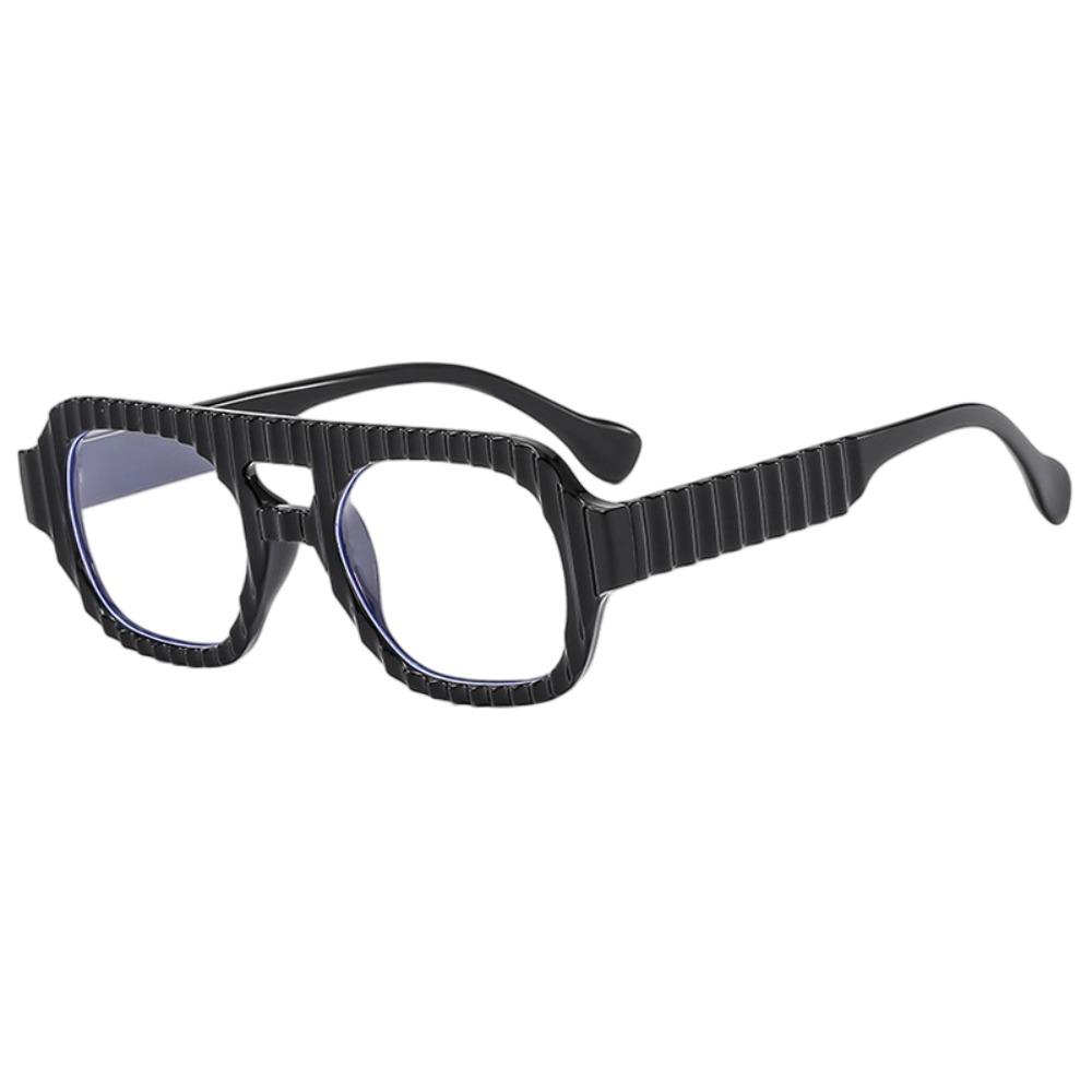 Stripe Design Square Frame Sunglasses Black Frame Gradient Shades Double Bridge Sunglasses UV Protection Women Sunglasses
Stripe Design Square Frame Sunglasses Black Frame Gradient Shades Double Bridge Sunglasses UV Protection Women Sunglasses
