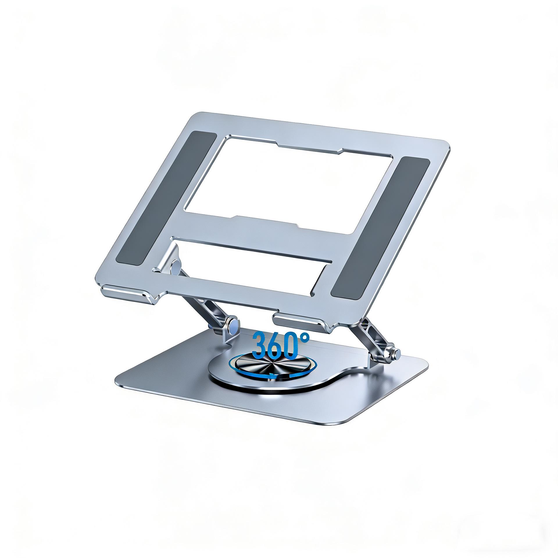 Adjustable Rotating Laptop Stand with Cooling Base сірий колір
Adjustable Rotating Laptop Stand with Cooling Base сірий колір