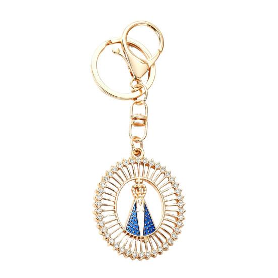 Keychain Pendant Rhinestones Inlaid Religious Figure Design Key Chain with Anti-Oxidation Lobster Clasp Decorative Backpacks Accessory E
Keychain Pendant Rhinestones Inlaid Religious Figure Design Key Chain with Anti-Oxidation Lobster Clasp Decorative Backpacks Accessory E
