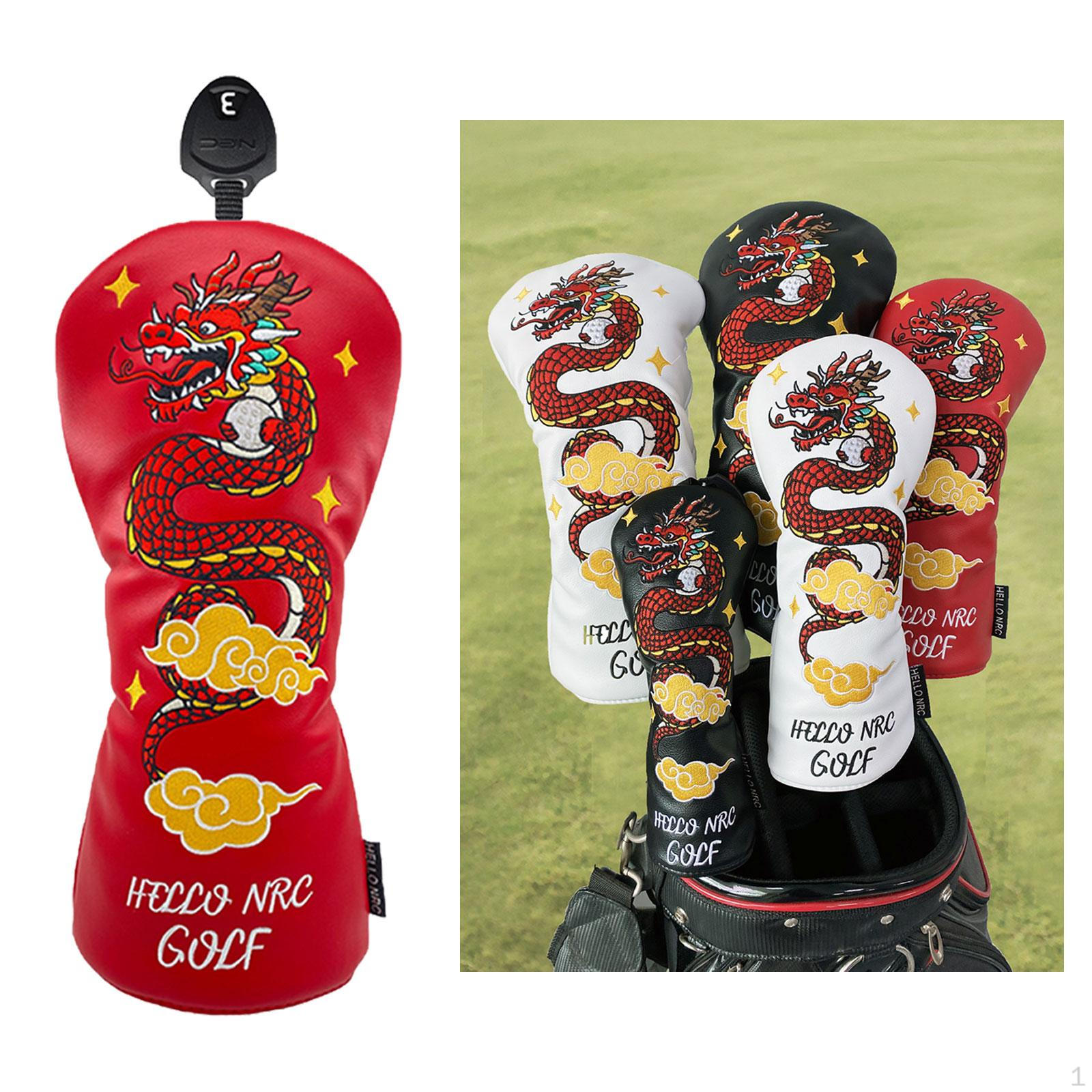 Cover for Golf with Chinese Dragon Design Red FW 30cmx13cm
Cover for Golf with Chinese Dragon Design Red FW 30cmx13cm