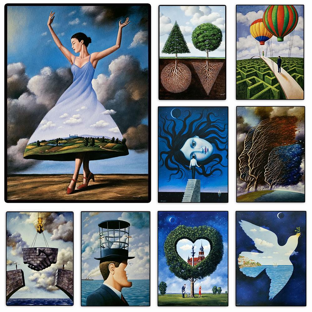 Surrealist Painting Prints On Canvas Posters and Prints Wall Art for Living Room Bedroom Decor Hanging Pictures Mural Unframed 21cm×30cm NoFrame
Surrealist Painting Prints On Canvas Posters and Prints Wall Art for Living Room Bedroom Decor Hanging Pictures Mural Unframed 21cm×30cm NoFrame