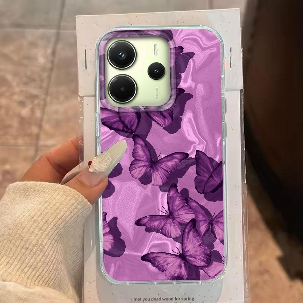 Purple Butterfly Water Wave Texture Phone Case for Xiaomi Redmi 13C A5 Note 13 14 13T 14T Pro Poco C71 Shell Silicone Bags Cover Xiaomi 13T білий
Purple Butterfly Water Wave Texture Phone Case for Xiaomi Redmi 13C A5 Note 13 14 13T 14T Pro Poco C71 Shell Silicone Bags Cover Xiaomi 13T білий