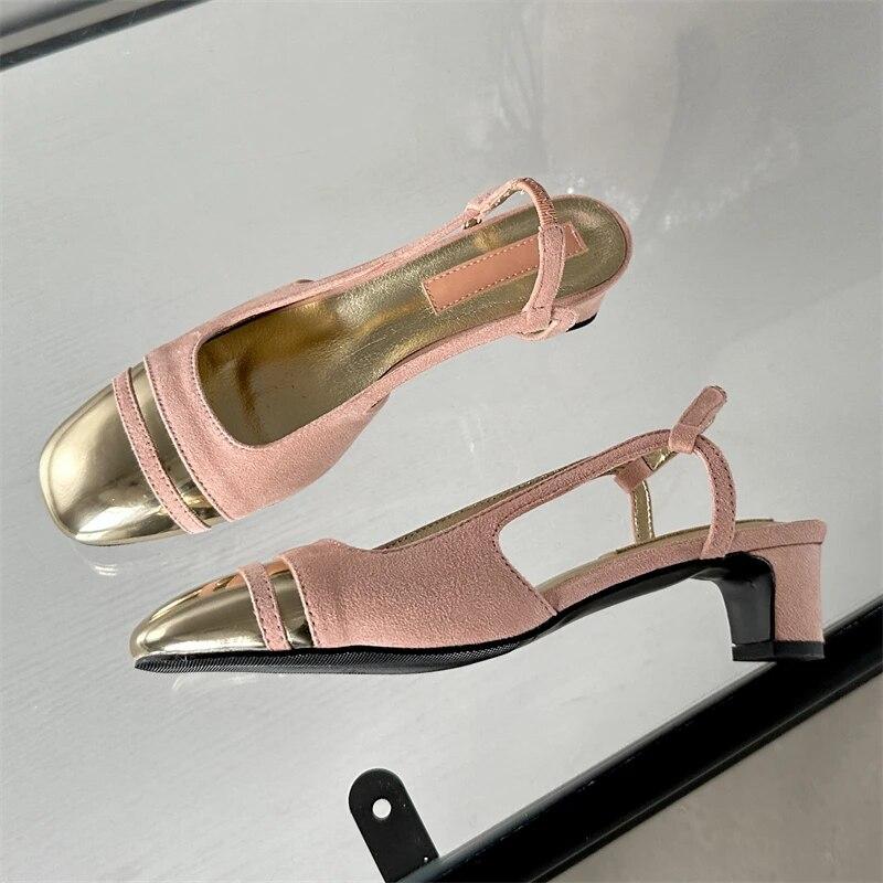 Eilyken Spring Fashion Sexy Round Toe Women Pumps Square Heels Slingbacks Dress Party Ladies Mule Shoes Zapatos De Mujer
Eilyken Spring Fashion Sexy Round Toe Women Pumps Square Heels Slingbacks Dress Party Ladies Mule Shoes Zapatos De Mujer