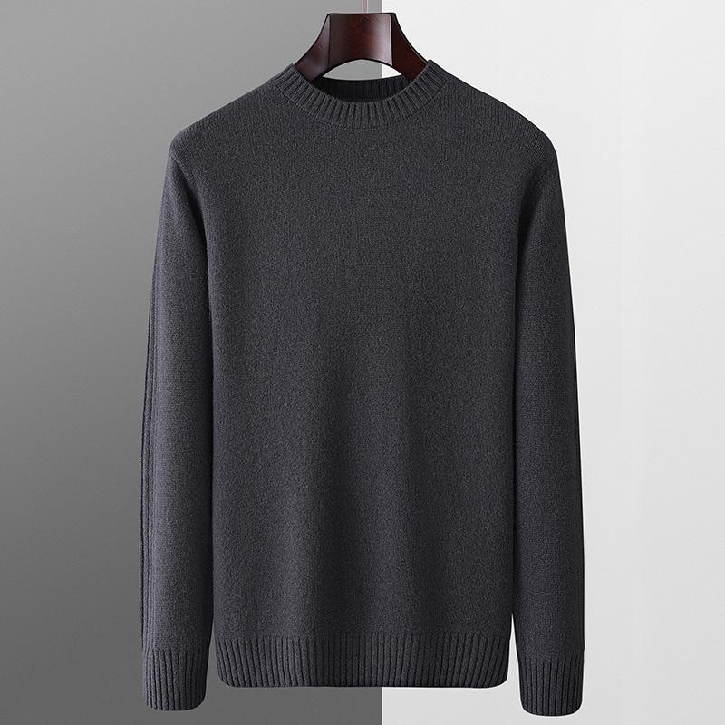 Men s Seven-Needle Thick Wool Pullover with Vertical Stripes and Round Neck for Autumn/Winter S
Men s Seven-Needle Thick Wool Pullover with Vertical Stripes and Round Neck for Autumn/Winter S
