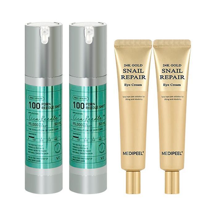 VTCOSMETICS PDRN Li Deulshot 100 Ampoule 50ml x2 + Medipeel 24K Eye Cream 40ml x2 (43616203)
VTCOSMETICS PDRN Li Deulshot 100 Ampoule 50ml x2 + Medipeel 24K Eye Cream 40ml x2 (43616203)