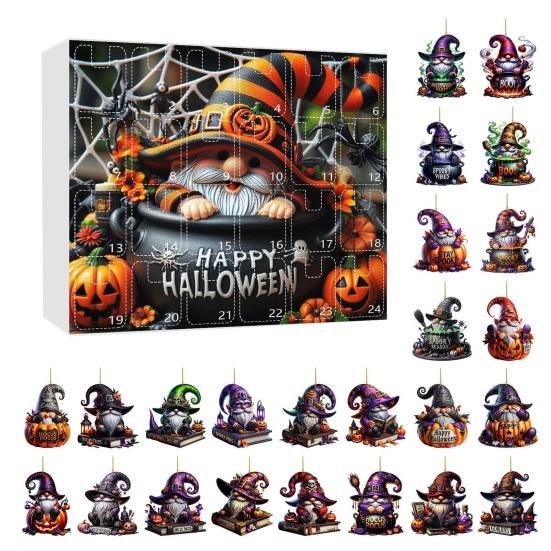 2025 Хэллоуин Гном Адвент-календарь 2D Акриловый Набор Подвесных Украшений Календарь Обратного Отсчета на 24 дня для Праздничного Домашнего Декора B
2025 Хэллоуин Гном Адвент-календарь 2D Акриловый Набор Подвесных Украшений Календарь Обратного Отсчета на 24 дня для Праздничного Домашнего Декора B