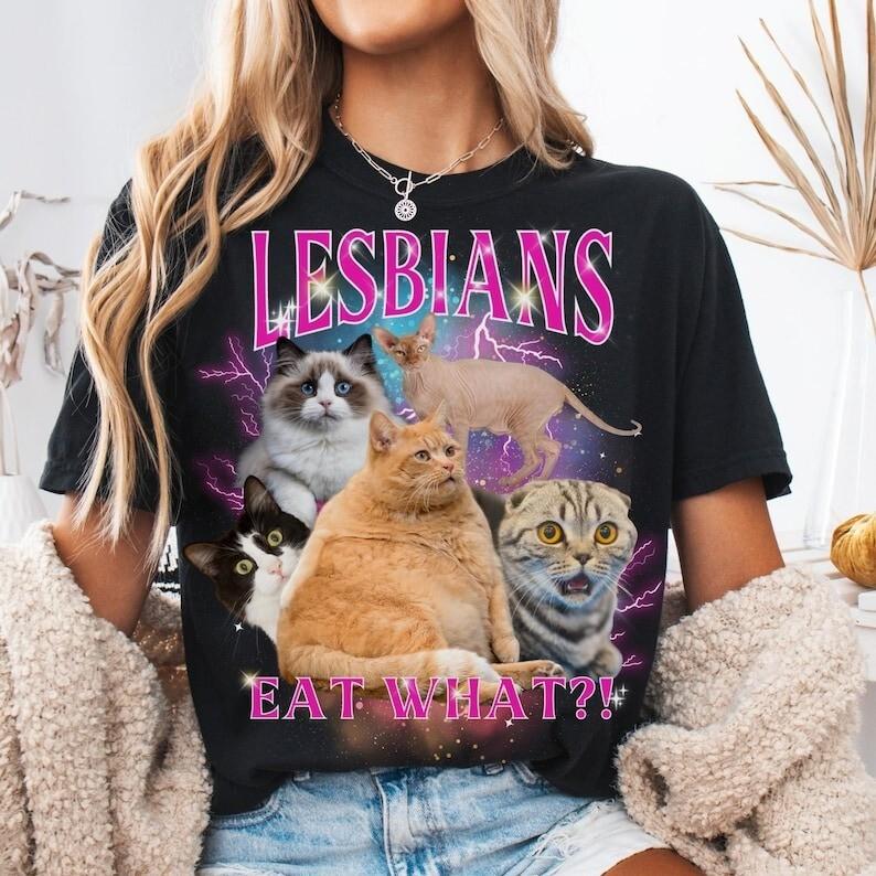 Lesbian Shirt Lesbian Pride Shirt Gay Shirt LGBTQ Shirt Cat Shirt Inclusive Unisex T-Shirt XXXXL
Lesbian Shirt Lesbian Pride Shirt Gay Shirt LGBTQ Shirt Cat Shirt Inclusive Unisex T-Shirt XXXXL