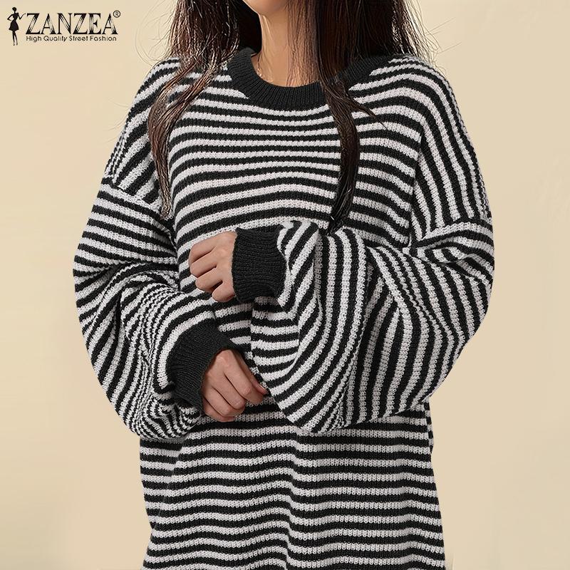 ZANZEA Women O-neck Off Shoulder Long Sleeve Striped Knitted Long Sweater Jumper 2XL червоний
ZANZEA Women O-neck Off Shoulder Long Sleeve Striped Knitted Long Sweater Jumper 2XL червоний
