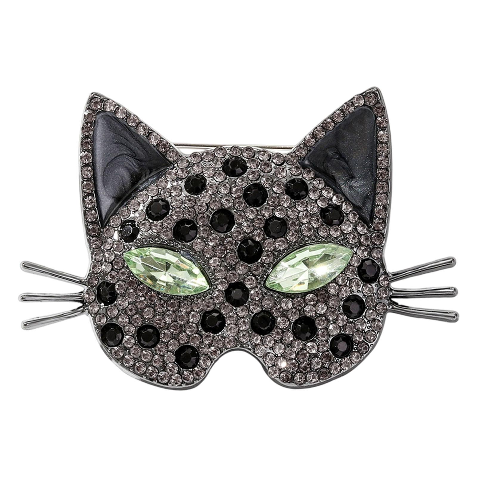 Sparkling Cats Head Jewelry Pin Vintage Style Gift For Her Unique Handmade Accessories For Outfits чорний
Sparkling Cats Head Jewelry Pin Vintage Style Gift For Her Unique Handmade Accessories For Outfits чорний