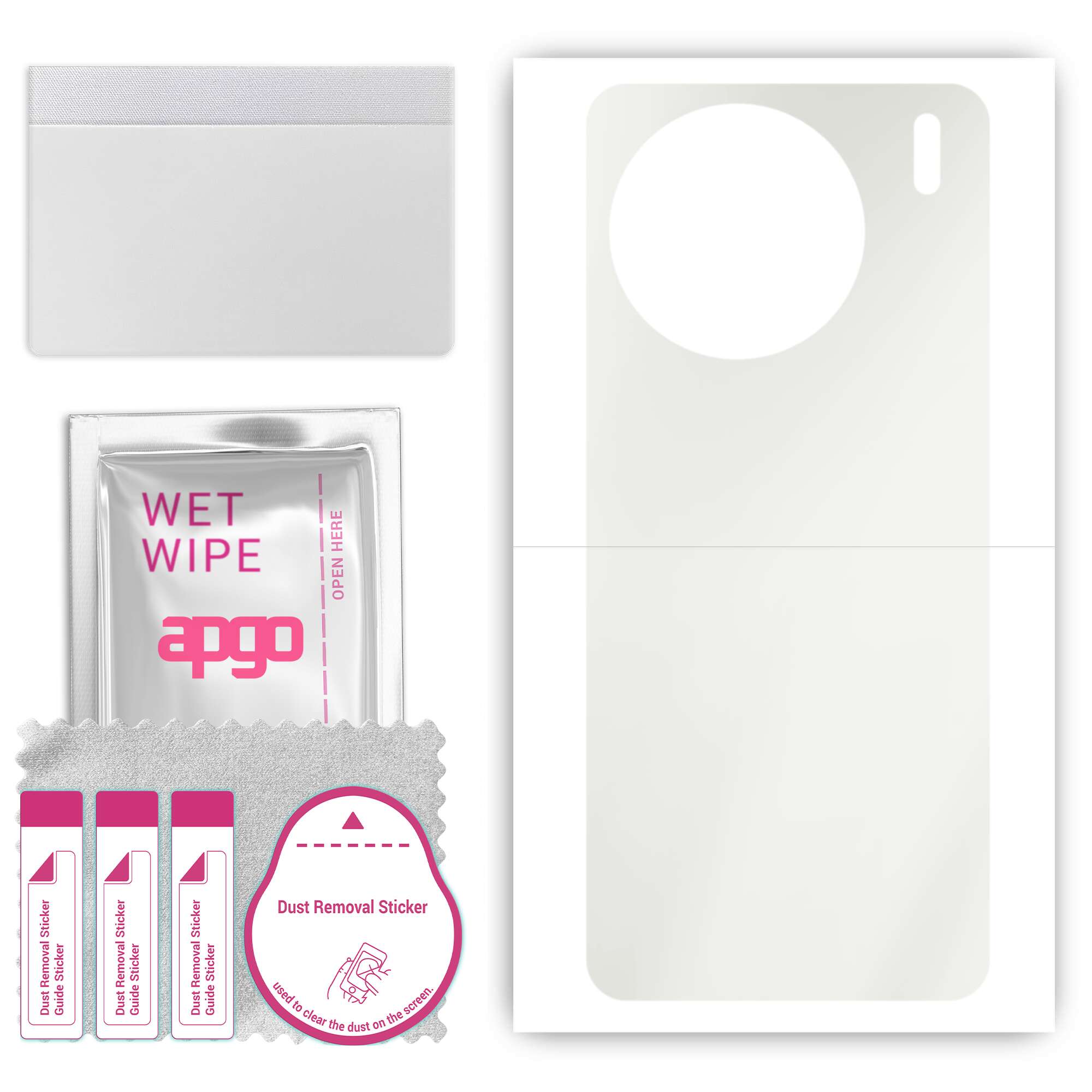 apgo MATTE Protective Skin Sticker for the back compatible with Vivo X90, Wrap Film, Hydrogel Film, Flexible, Soft TPU with positioning layer easy ins
apgo MATTE Protective Skin Sticker for the back compatible with Vivo X90, Wrap Film, Hydrogel Film, Flexible, Soft TPU with positioning layer easy ins