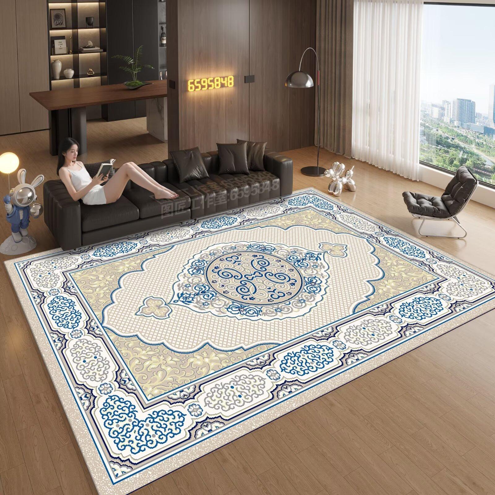 Luxury European Carpets for Living Room Bedroom Decoration Bohemian Floor Mat Large Rugs Ideal for Modern Home Festival Decor 60x90cm
Luxury European Carpets for Living Room Bedroom Decoration Bohemian Floor Mat Large Rugs Ideal for Modern Home Festival Decor 60x90cm