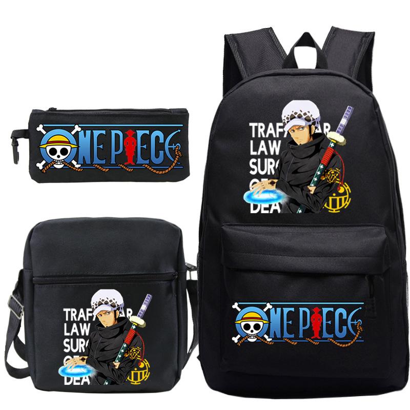 Рюкзак ONE PIECE Луффи большой вместимости для ученика средней школы, набор из трех предметов: рюкзак, сумка через плечо, сумка для канцелярских принадлежностей Three-piece set
Рюкзак ONE PIECE Луффи большой вместимости для ученика средней школы, набор из трех предметов: рюкзак, сумка через плечо, сумка для канцелярских принадлежностей Three-piece set