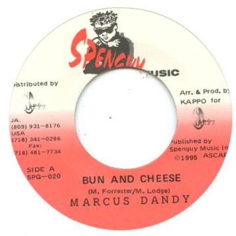 7inch Record MARCUS DANDY - Bun And Cheese SPG020 Spenguy Music 1995 Jamaica Reggae, Ska & Dub
7inch Record MARCUS DANDY - Bun And Cheese SPG020 Spenguy Music 1995 Jamaica Reggae, Ska & Dub