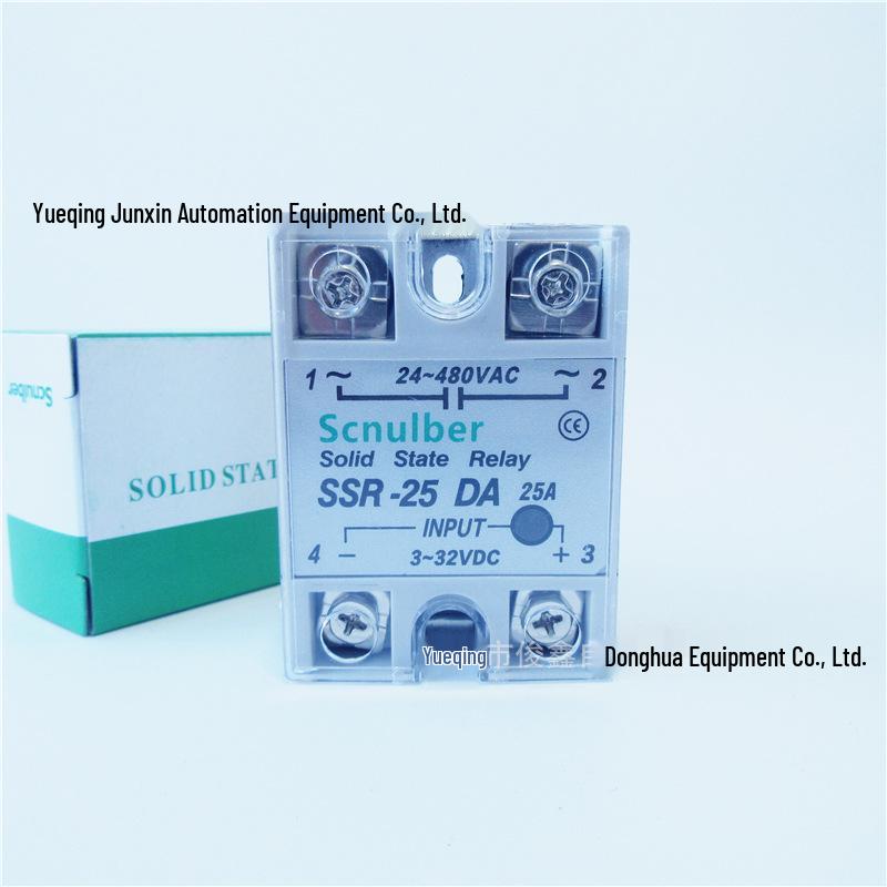 Original Scnulber SSR-25DA Solid State Relay, Single-Phase, DC to AC Control, 25A
Original Scnulber SSR-25DA Solid State Relay, Single-Phase, DC to AC Control, 25A