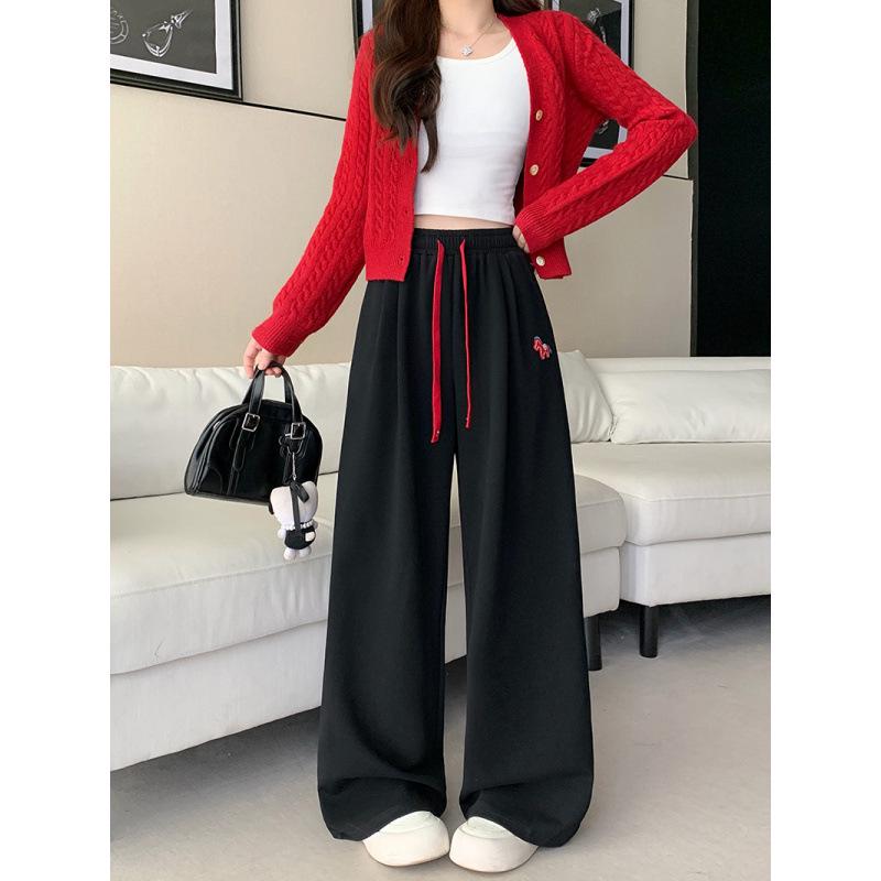 2026 Spring Plus Size Women s High Waist Embroidered Wide Leg Pants 3XL чорний
2026 Spring Plus Size Women s High Waist Embroidered Wide Leg Pants 3XL чорний