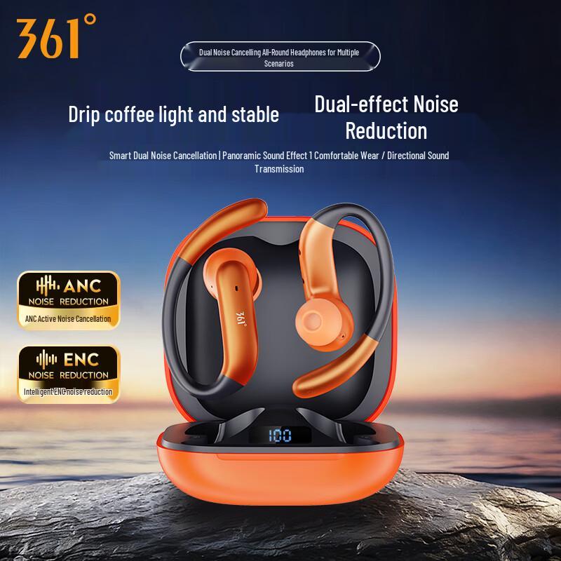 361° Open-Ear Bluetooth Sports Earphones
361° Open-Ear Bluetooth Sports Earphones