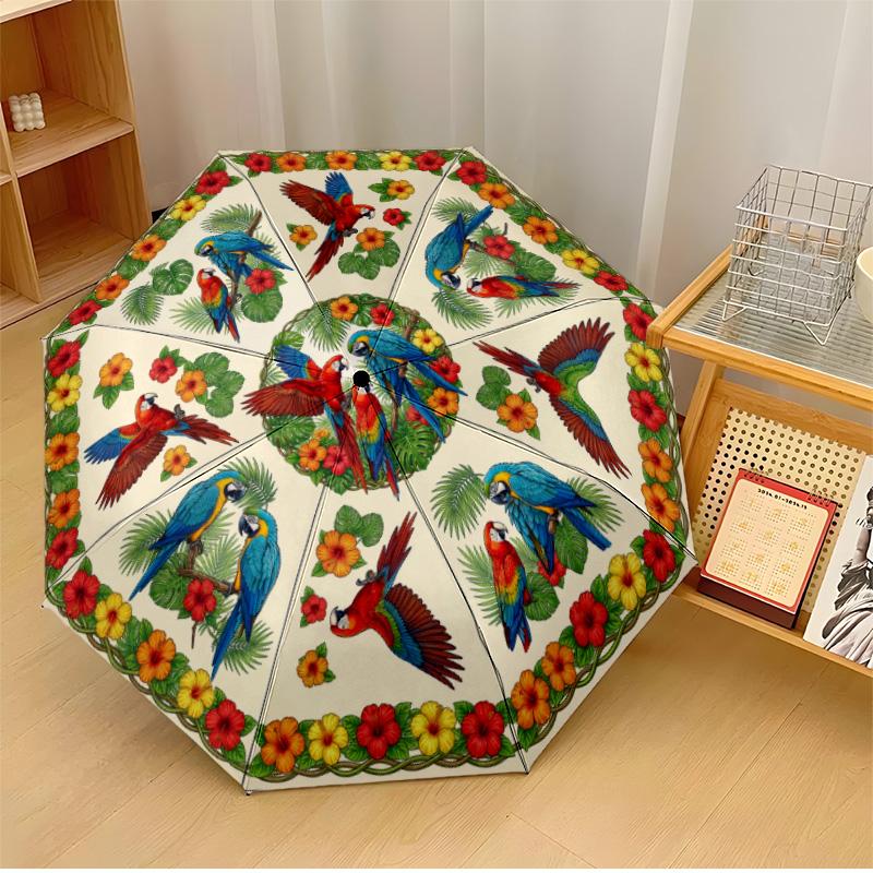 Ornate Framed Parrot Art Printed umbrella windproof folding umbrella portable sun and rain umbrella suitable for gifting
Ornate Framed Parrot Art Printed umbrella windproof folding umbrella portable sun and rain umbrella suitable for gifting