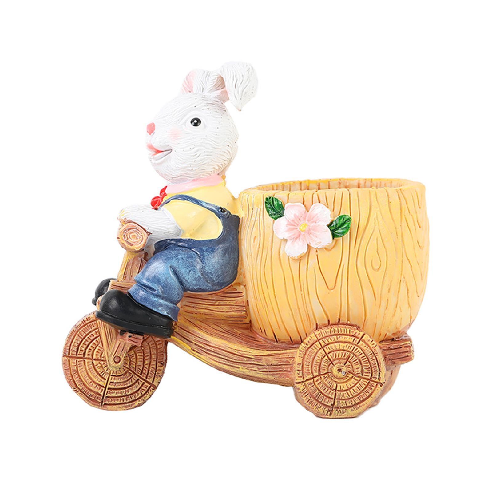 Easter Rabbit Decor Planter Cartoon Bunny Resin Handicraft Succulent Flower Pot Craft Decoration For Shelf Balcony Bedroom One Size
Easter Rabbit Decor Planter Cartoon Bunny Resin Handicraft Succulent Flower Pot Craft Decoration For Shelf Balcony Bedroom One Size