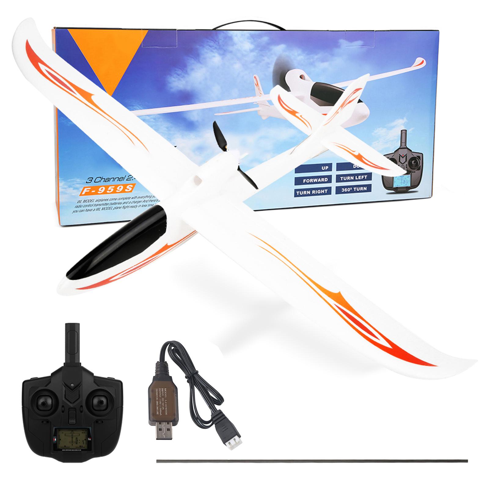 F959S 2.4G 3CH 6-осьовий гіроскоп RC Літак з фіксованим крилом Літак з дистанційним керуванням(Jaune ) жовтий
F959S 2.4G 3CH 6-осьовий гіроскоп RC Літак з фіксованим крилом Літак з дистанційним керуванням(Jaune ) жовтий
