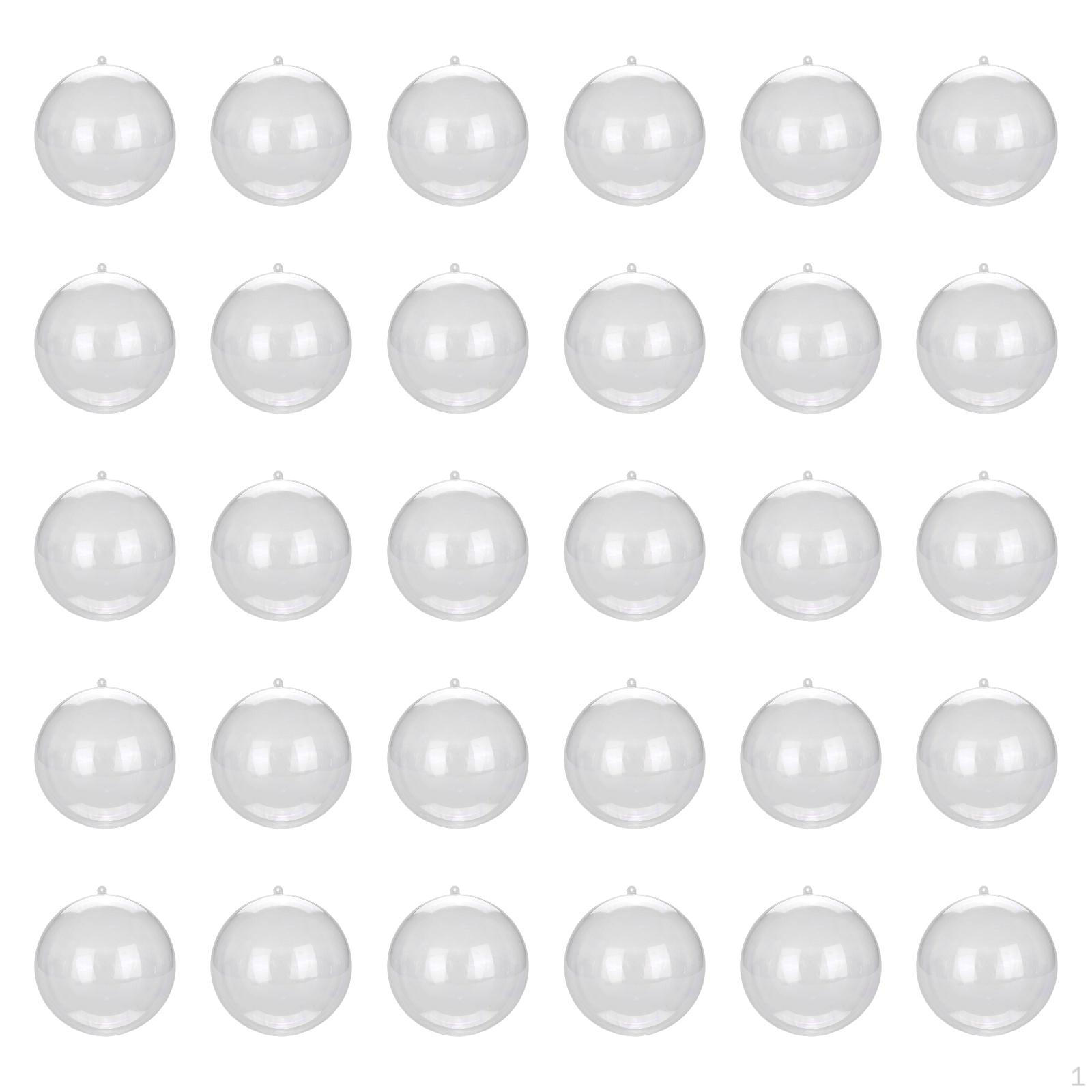 30x Transparent Fillable Balls Ornaments DIY Crafts Party Supplies Hanging Decorations Filling
30x Transparent Fillable Balls Ornaments DIY Crafts Party Supplies Hanging Decorations Filling