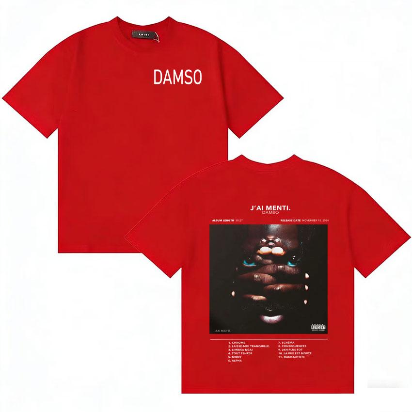 French Singer Damso 2024 Album Harajuku Merch Oversized Retro Short Sleeve T Shirt Unisexs Womens High Quality Comfort Loose Tshrit S
French Singer Damso 2024 Album Harajuku Merch Oversized Retro Short Sleeve T Shirt Unisexs Womens High Quality Comfort Loose Tshrit S