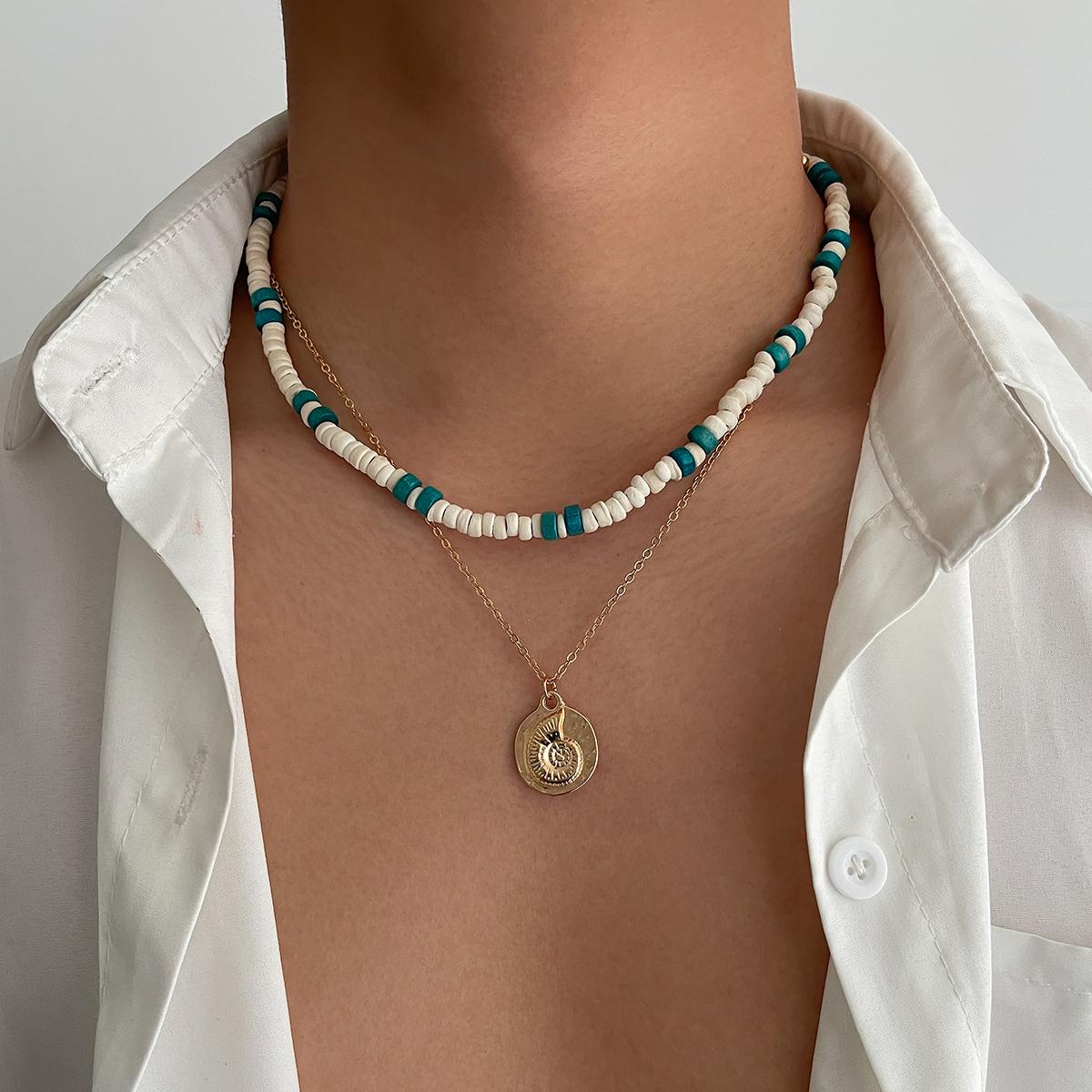 PuRui Этнический 2 шт./набор Регулируемое ожерелье из сплава скорлупы кокоса для мужчин Креативная уникальная тонкая цепочка для ключиц Циркон Подарок на день рождения
PuRui Этнический 2 шт./набор Регулируемое ожерелье из сплава скорлупы кокоса для мужчин Креативная уникальная тонкая цепочка для ключиц Циркон Подарок на день рождения