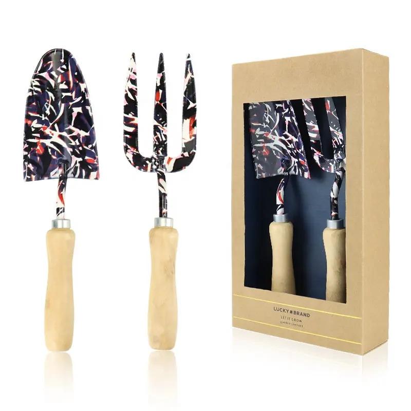 Gardening Tools, Metal, Garden Hand Tool Set, Wooden Handle Printed Shovel, Fork, Combination Set Black printed suit
Gardening Tools, Metal, Garden Hand Tool Set, Wooden Handle Printed Shovel, Fork, Combination Set Black printed suit