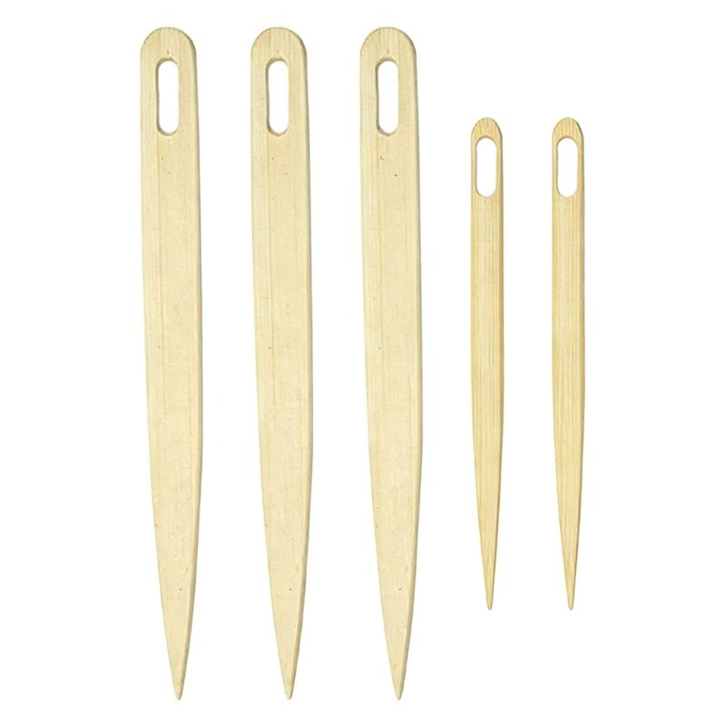 5Pcs Ergonomic Grip Tapestry Weaving Needle Large Eye Wooden Knitting Needle for Sweater Scarves Bag Hat Weaving Craft 1
5Pcs Ergonomic Grip Tapestry Weaving Needle Large Eye Wooden Knitting Needle for Sweater Scarves Bag Hat Weaving Craft 1