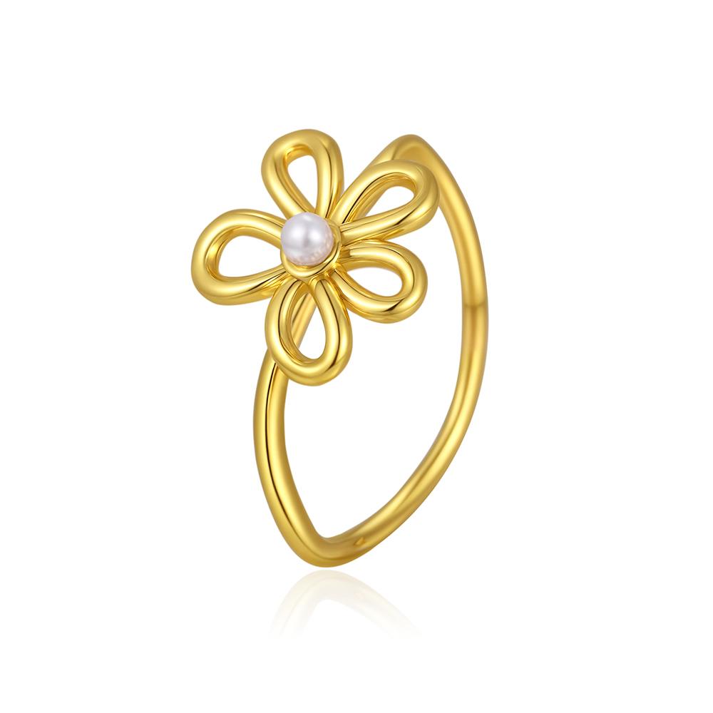 French Chic Hollow Flower-shape Wedding Ring for Women Waterproof 18K Gold Plated Round Pearl Rings Stainless Steel Zircon 2025 size 6
French Chic Hollow Flower-shape Wedding Ring for Women Waterproof 18K Gold Plated Round Pearl Rings Stainless Steel Zircon 2025 size 6