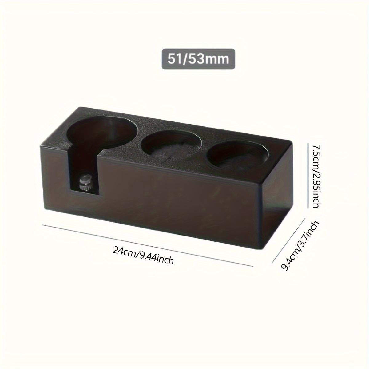 1pc Espresso Tamping Station, Espresso Tamper Mat, Coffee Portafilter Stand For 51/53/58mm Portafilters, Plastic Tamper
1pc Espresso Tamping Station, Espresso Tamper Mat, Coffee Portafilter Stand For 51/53/58mm Portafilters, Plastic Tamper