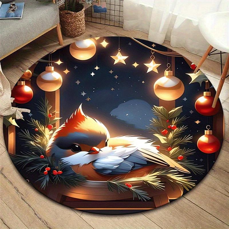 1pc Soft, Absorbent & Non-Slip Cute Little Bird Round Rug, Perfect for Entryway, Living Room, Bedroom Decor, Machine Washable Flannel Memory 80cm by 80cm
1pc Soft, Absorbent & Non-Slip Cute Little Bird Round Rug, Perfect for Entryway, Living Room, Bedroom Decor, Machine Washable Flannel Memory 80cm by 80cm