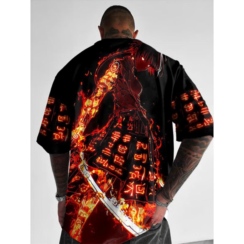 Men s T-shirt Anime casual loose street T-shirt short sleeved 5XL
Men s T-shirt Anime casual loose street T-shirt short sleeved 5XL
