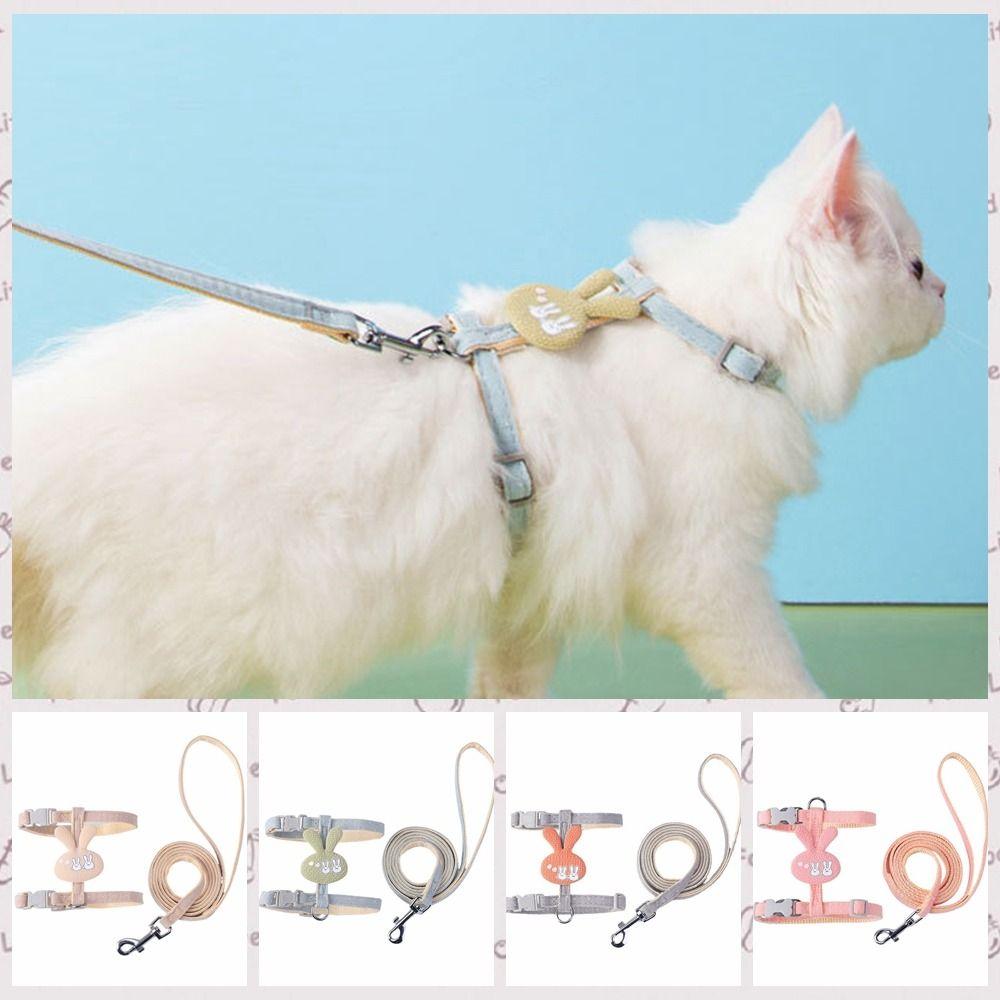 Adjustable Cat Harness Leash Set Rabbit Ear Cat Anti-lost Chest Strap for Puppy Cats M зелёный
Adjustable Cat Harness Leash Set Rabbit Ear Cat Anti-lost Chest Strap for Puppy Cats M зелёный