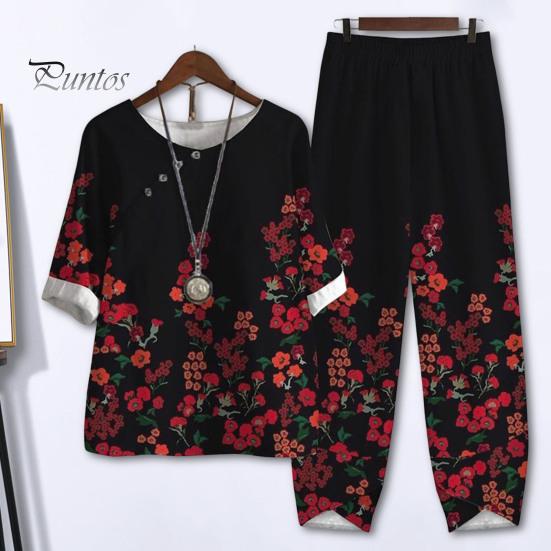 2Pcs/Set Chic O-Neck Crew Neck Casual Outfit Loose Top Wide Leg Pants Floral Print Outfit Daily Clothing 4XL красный
2Pcs/Set Chic O-Neck Crew Neck Casual Outfit Loose Top Wide Leg Pants Floral Print Outfit Daily Clothing 4XL красный