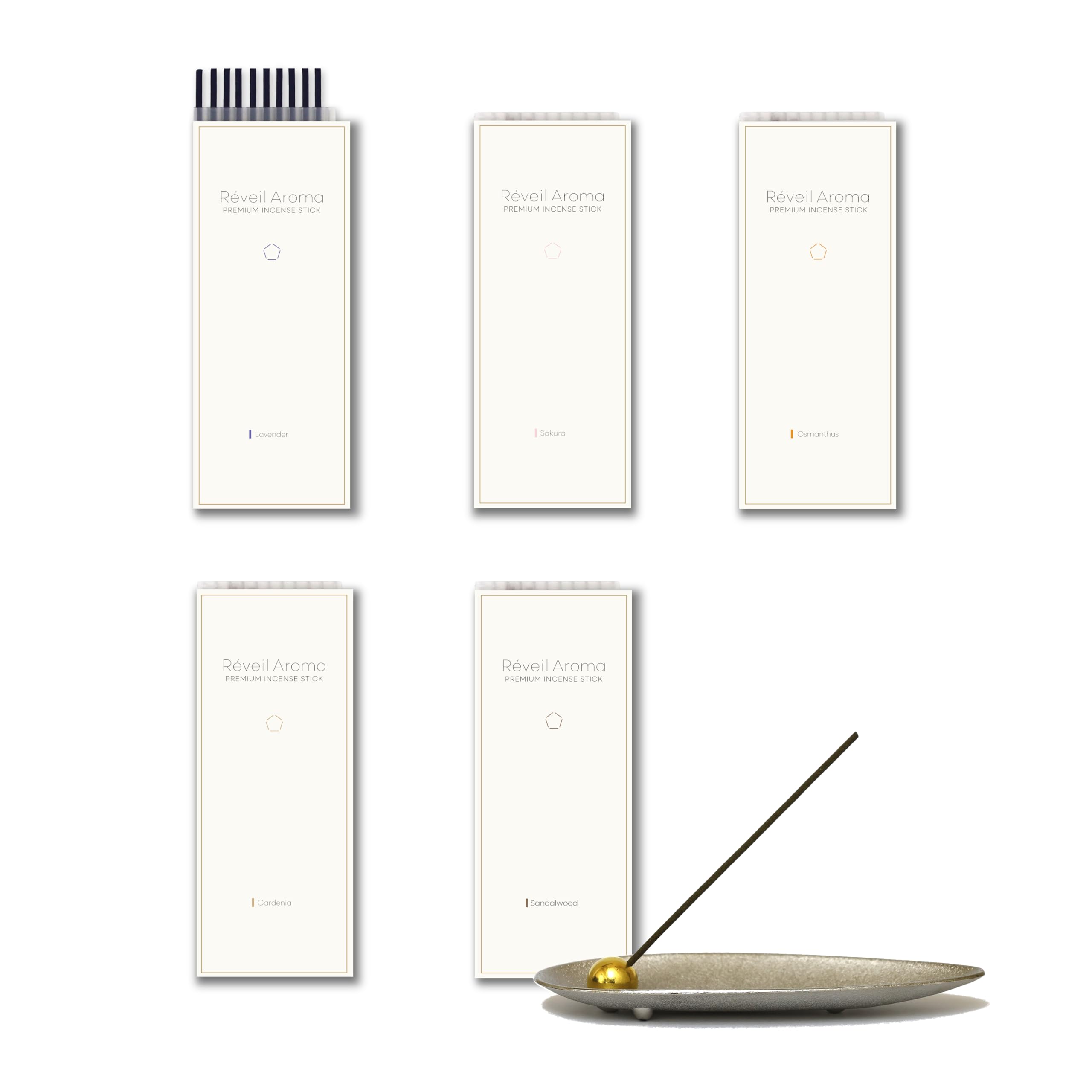 100-Day Incense Set with Osmanthus and Incense Holder, Low Smoke, Aroma-Filled, Réveil Aroma
100-Day Incense Set with Osmanthus and Incense Holder, Low Smoke, Aroma-Filled, Réveil Aroma