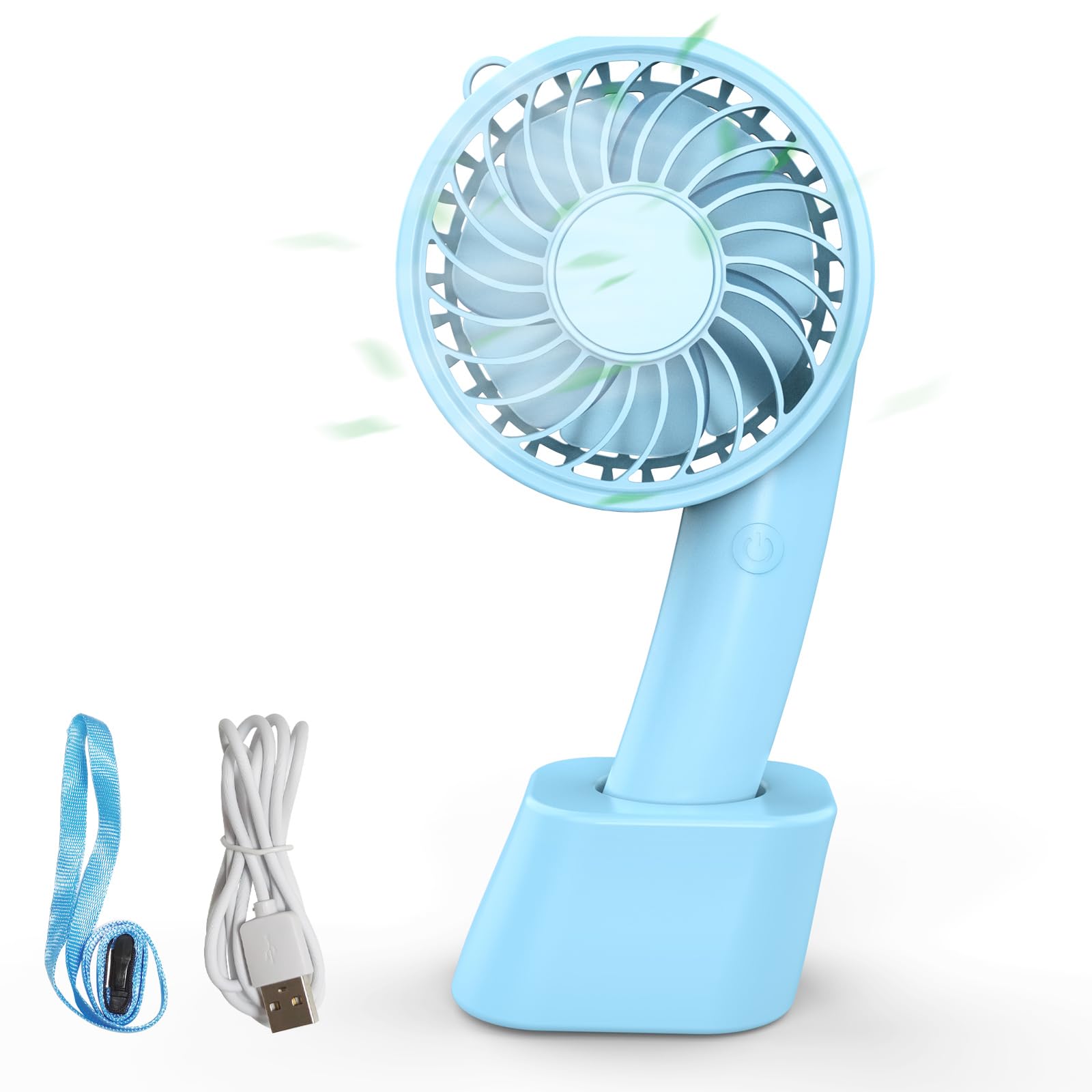 for Powerful Handheld Fan with 3 Airflow Up to 6 Hours of Continuous USB Disassembles for Lightweight and Ideal for and Outdoor 1200mAh High Blue [New
for Powerful Handheld Fan with 3 Airflow Up to 6 Hours of Continuous USB Disassembles for Lightweight and Ideal for and Outdoor 1200mAh High Blue [New