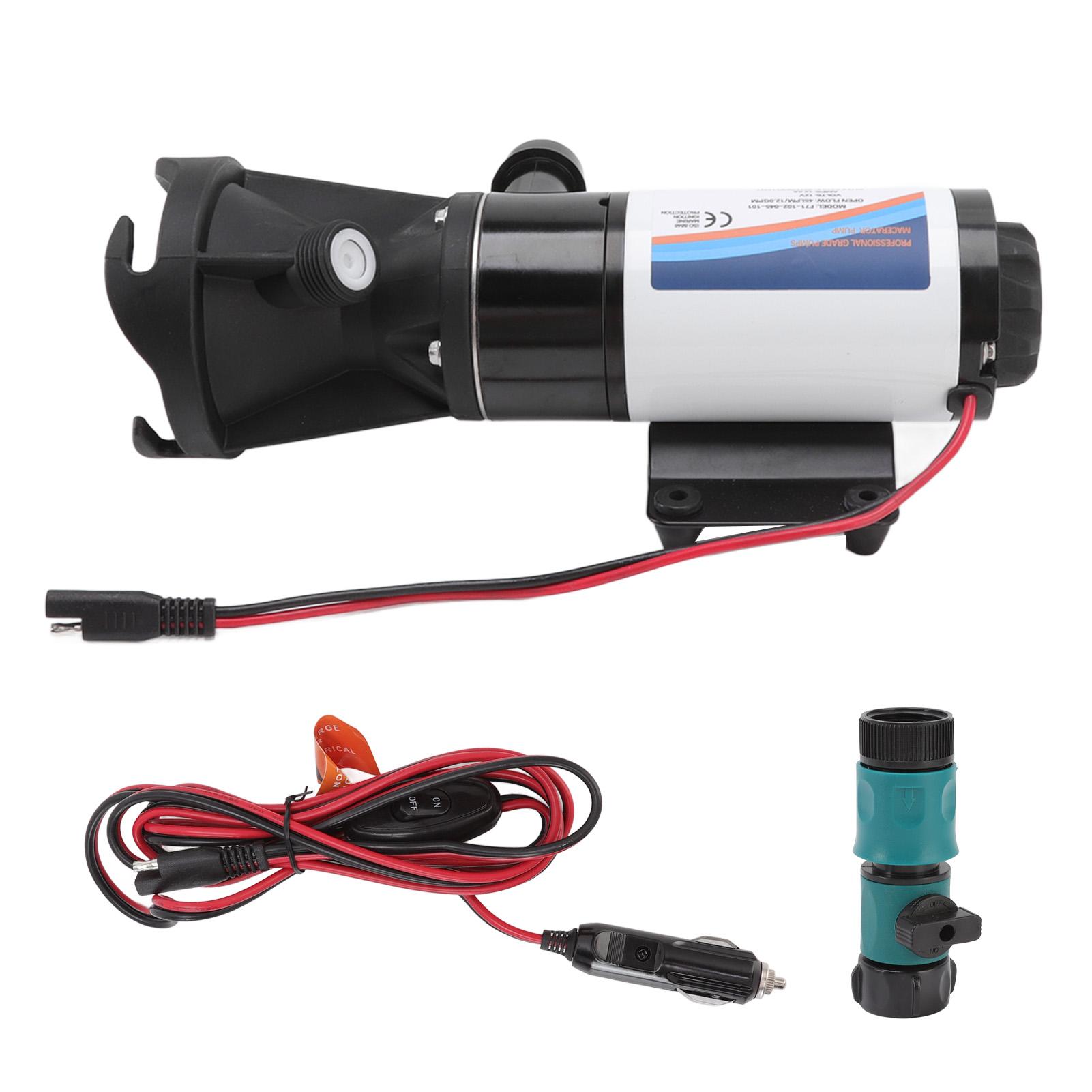 RV Waste Pump 12V Fluoroplastic Alloy 4 Blades High Safety Easy Control RV Macerator Pump for RV
RV Waste Pump 12V Fluoroplastic Alloy 4 Blades High Safety Easy Control RV Macerator Pump for RV