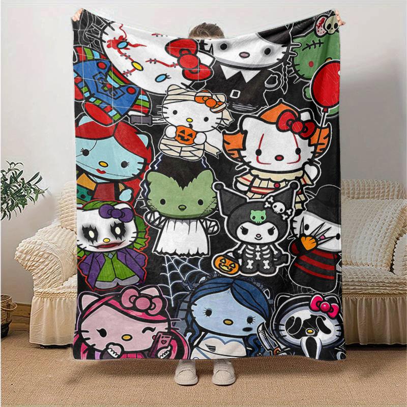 1pc Halloween Collection Hello Kitty Blanket, Seasonal Home Decorative Throw for Room, Living Room, Travel, Camping, Car Blankets, Beach, Office Naps, 130x150cm
1pc Halloween Collection Hello Kitty Blanket, Seasonal Home Decorative Throw for Room, Living Room, Travel, Camping, Car Blankets, Beach, Office Naps, 130x150cm