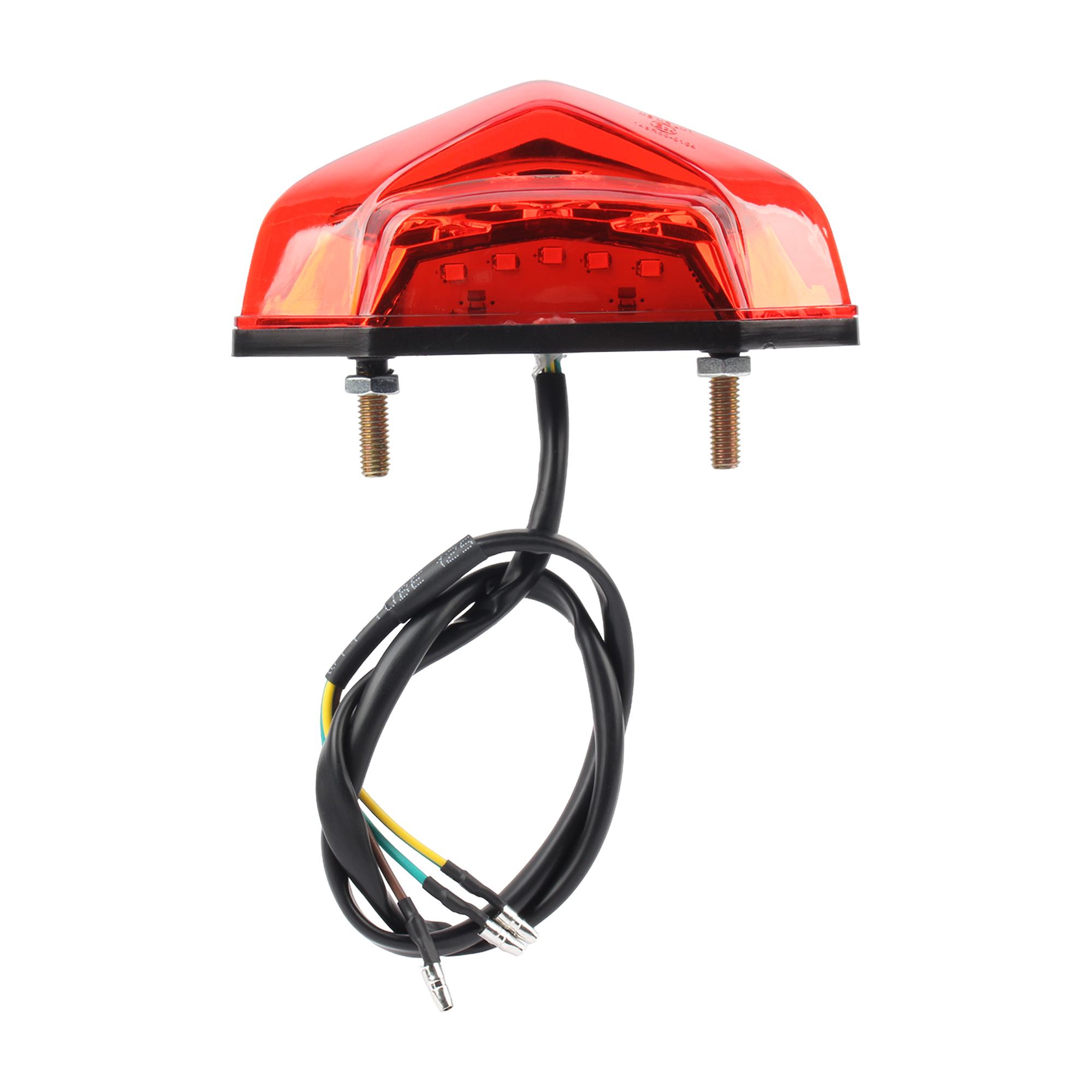 Motorcycle Taillight LED Brake Light Stop Reversing Lamp 3 Wires ATV Scooter ADV Dirt Bike Rear Tail Light Universal Accessories червоний
Motorcycle Taillight LED Brake Light Stop Reversing Lamp 3 Wires ATV Scooter ADV Dirt Bike Rear Tail Light Universal Accessories червоний