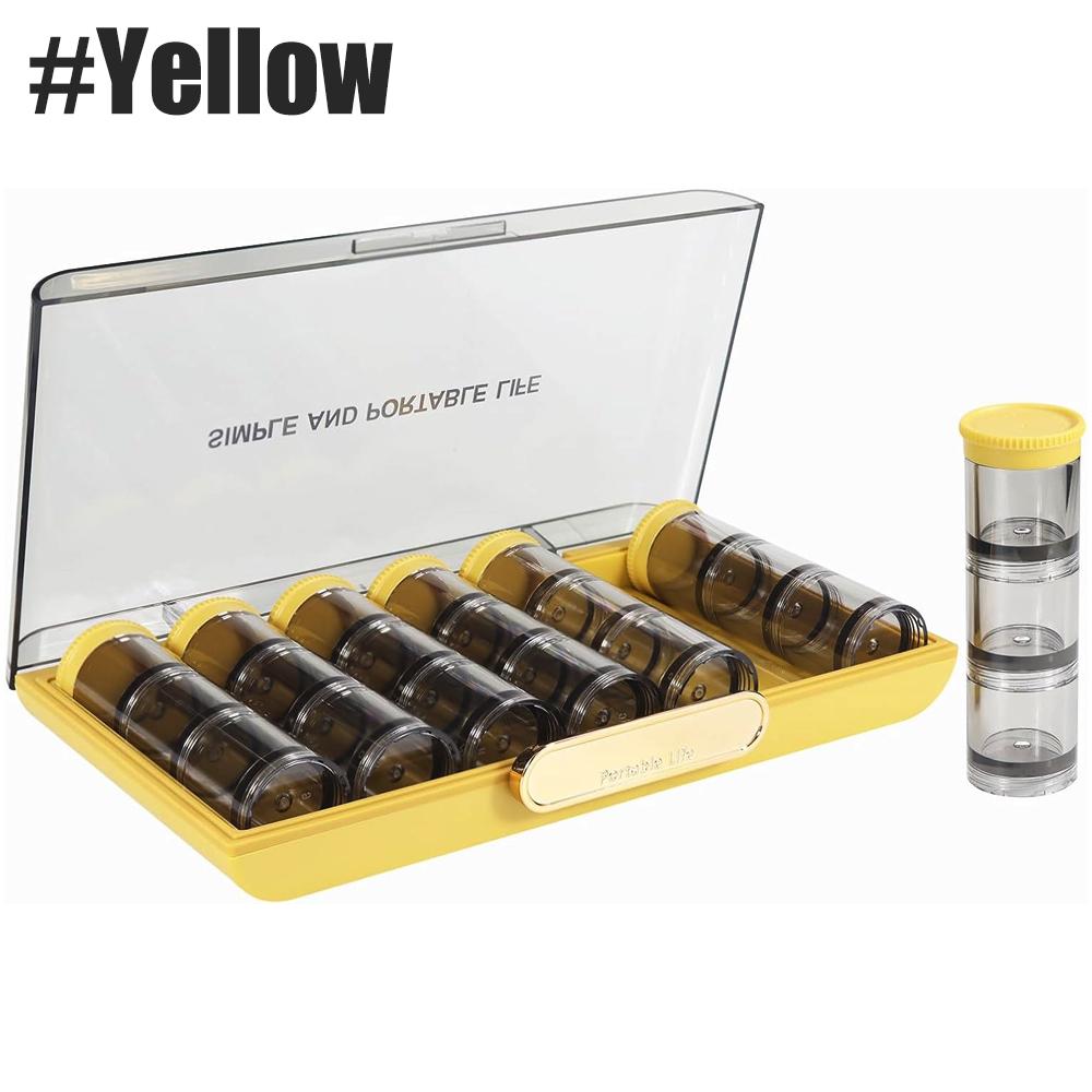 1Pcs Pill Organizer 3 Times A Daydaily Pill Box Container Featuring 21 Compartmentslarge Weekly Medicine Case 7 Dayfor Vitamins
1Pcs Pill Organizer 3 Times A Daydaily Pill Box Container Featuring 21 Compartmentslarge Weekly Medicine Case 7 Dayfor Vitamins