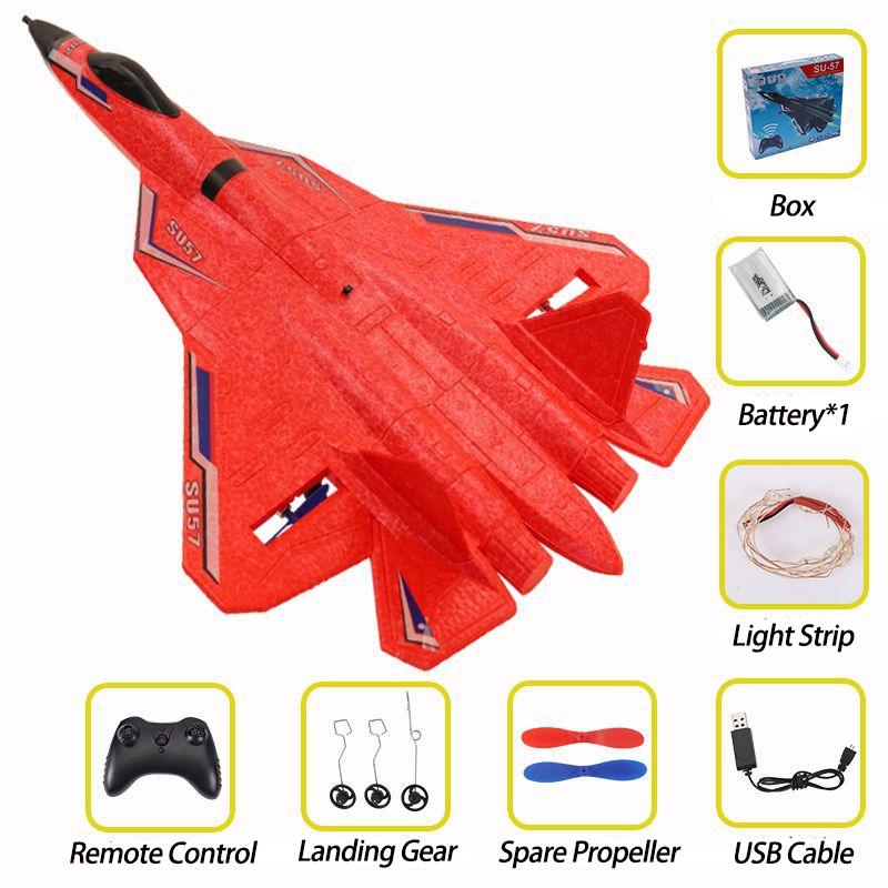 Rc Plane SU 57 Radio Controlled Airplane with Light Fixed Wing Hand Throwing Foam Electric Remote Control Plane
Rc Plane SU 57 Radio Controlled Airplane with Light Fixed Wing Hand Throwing Foam Electric Remote Control Plane