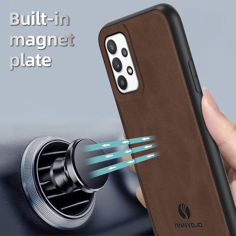 ANNYOJO For Samsung Galaxy A32 5G/M32 5G PU Leather+PC+TPU Back Cover Drop-proof Phone Case Coffee
ANNYOJO For Samsung Galaxy A32 5G/M32 5G PU Leather+PC+TPU Back Cover Drop-proof Phone Case Coffee